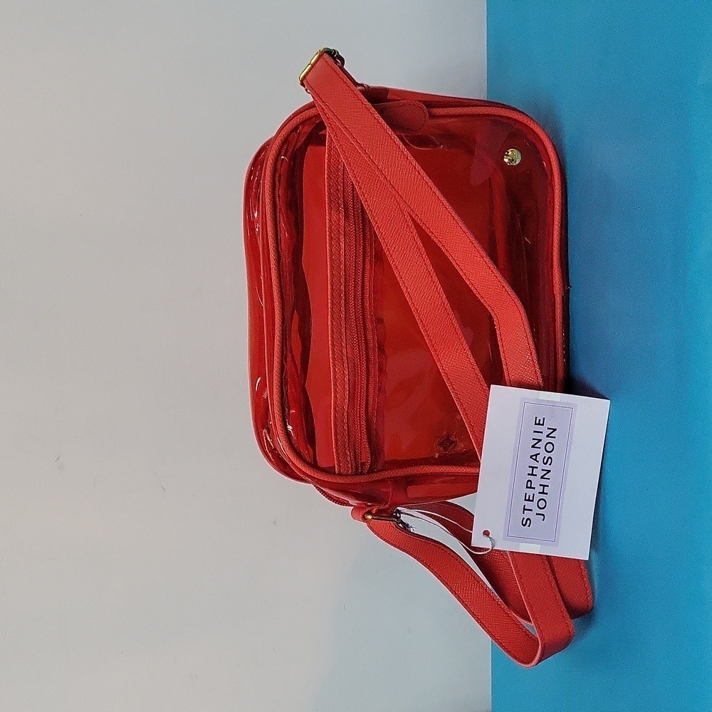 NWT Stephanie Johnson Transparent Crossbody